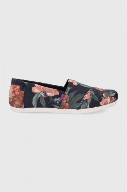 Espadrilky Toms Alpargata čierna farba