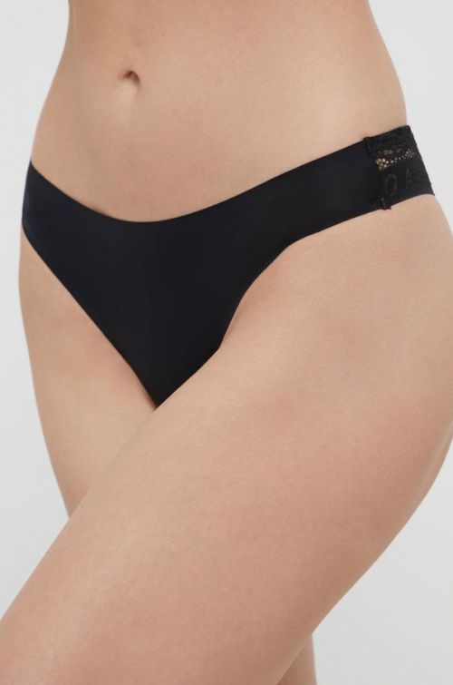 Tangá Emporio Armani Underwear čierna farba