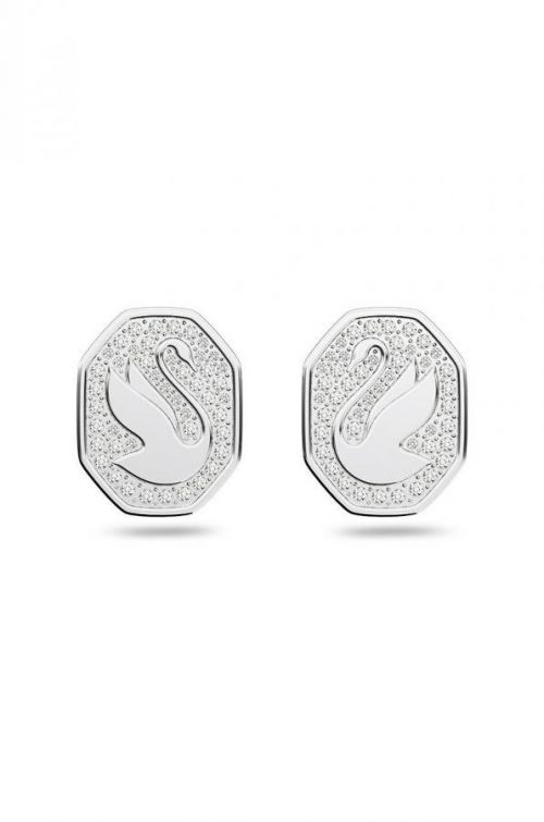 Náušnice Swarovski strieborná farba