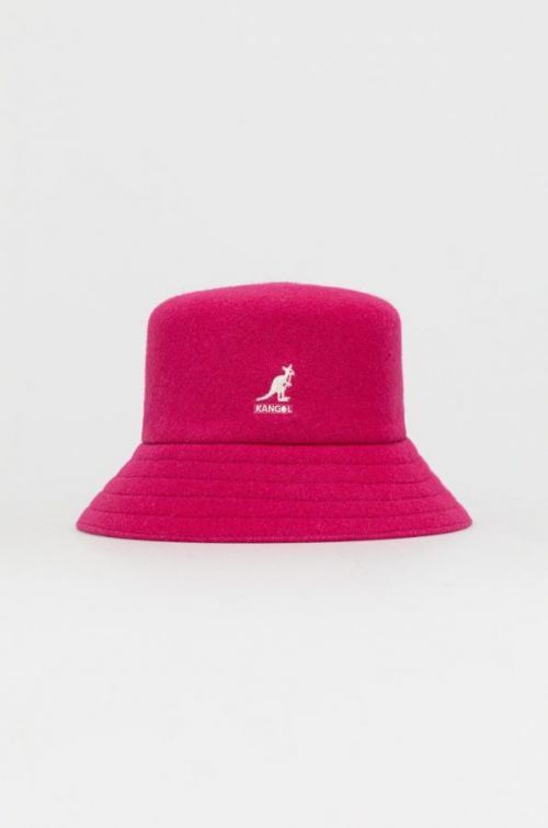 Klobúk Kangol fialová farba, vlnený