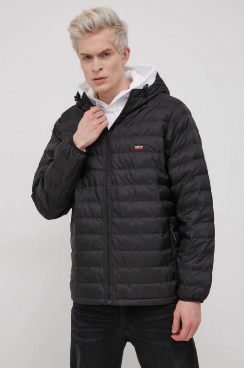 Bunda Levi's pánska, čierna farba, prechodná