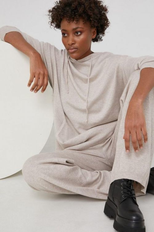 Tepláková súprava Answear Lab dámsky, béžová farba