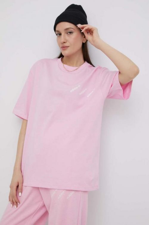 Tričko adidas Originals dámsky, ružová farba,