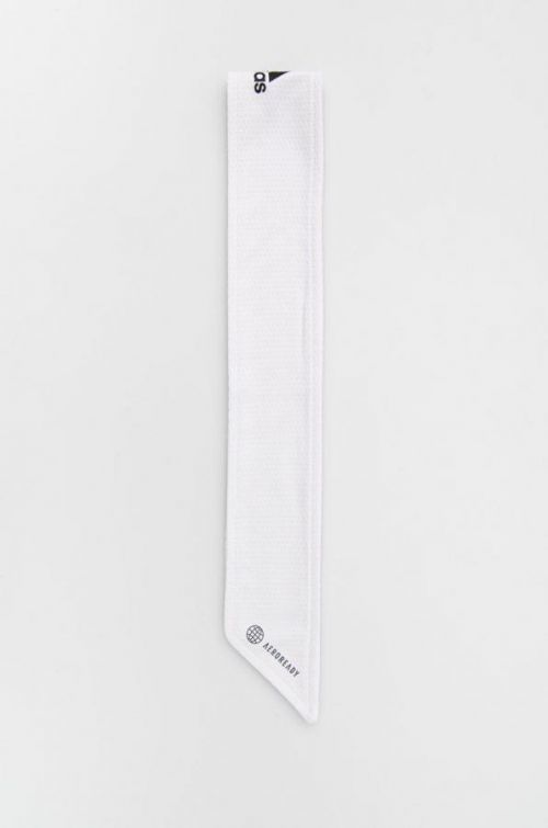 Čelenka adidas Performance biela farba