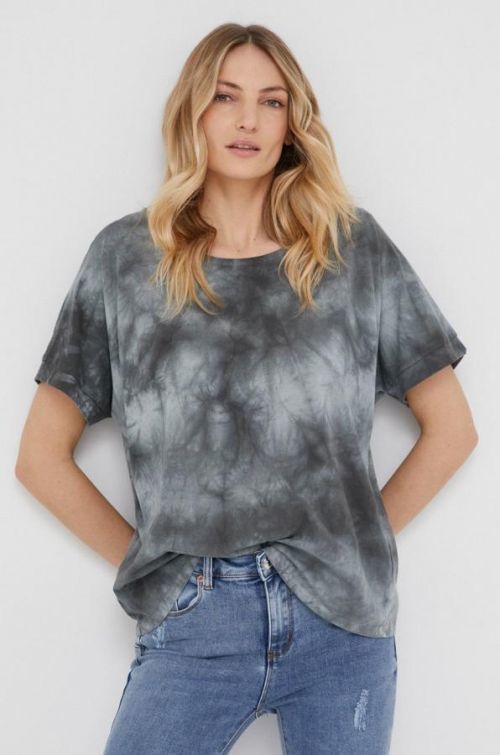 Tričko Answear Lab dámsky, šedá farba,