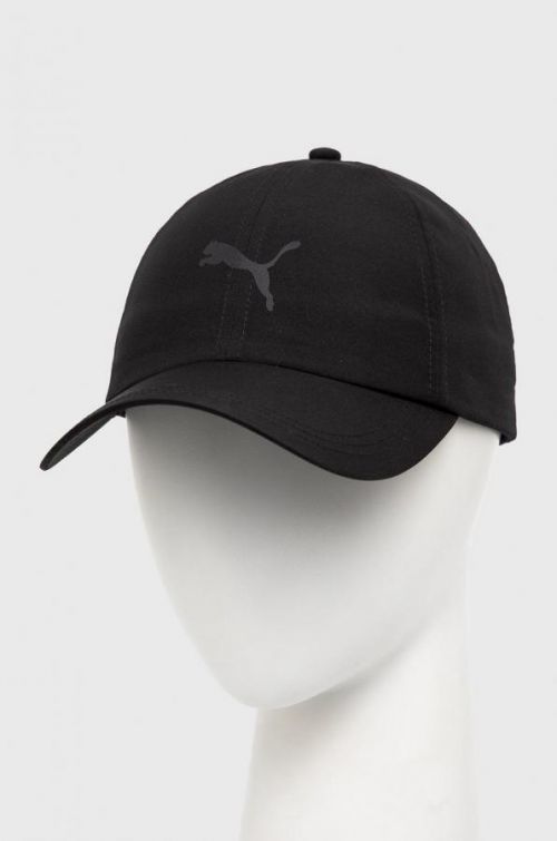 Šiltovka Puma čierna farba, s potlačou