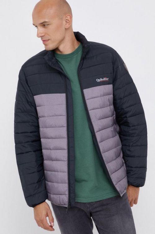 Bunda Quiksilver pánska, čierna farba, prechodná