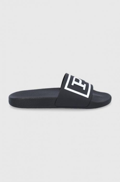 Šľapky Polo Ralph Lauren pánske, čierna farba