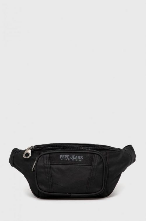Ľadvinka Pepe Jeans čierna farba