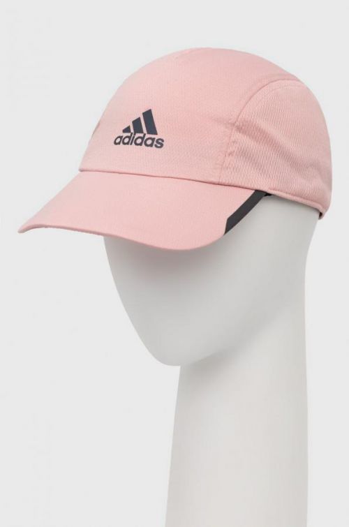 Čiapka adidas Performance ružová farba, s potlačou