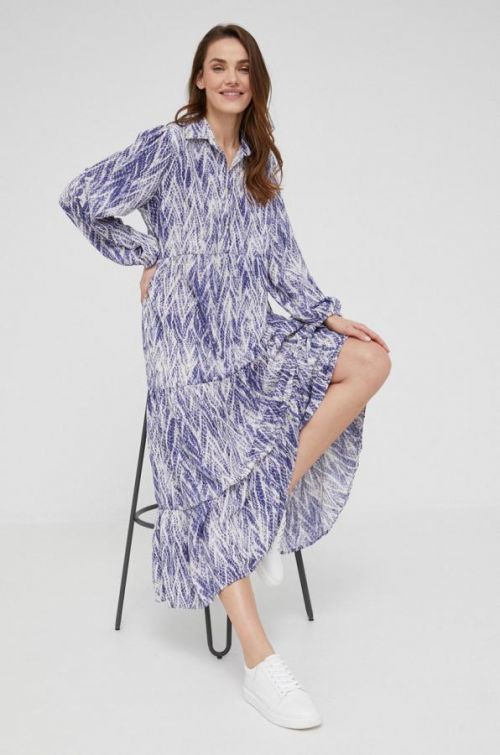 Šaty Answear Lab maxi, rovný strih