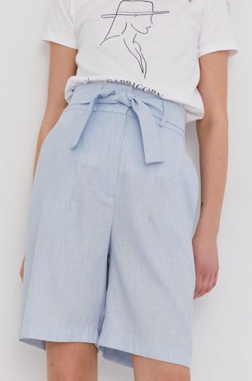 Šortky Answear Lab dámske, jednofarebné, vysoký pás