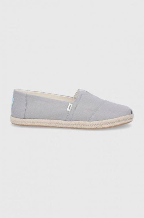 Espadrilky Toms Alpargata Rope šedá farba