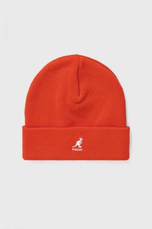 Čiapka Kangol oranžová farba