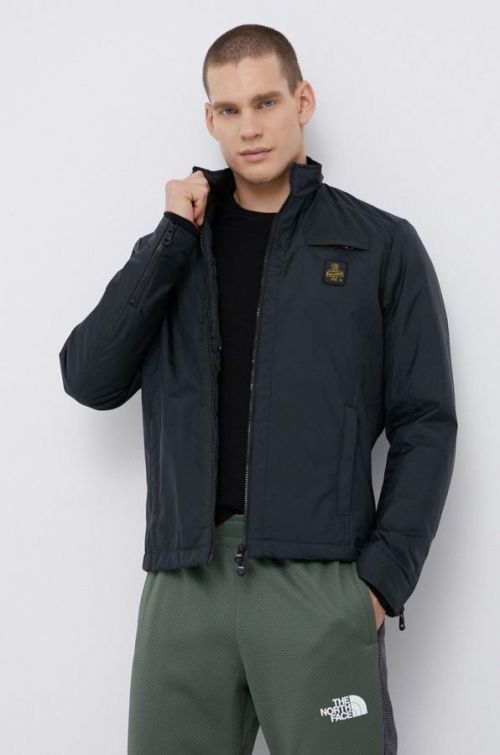 Bunda RefrigiWear pánska, čierna farba, prechodná