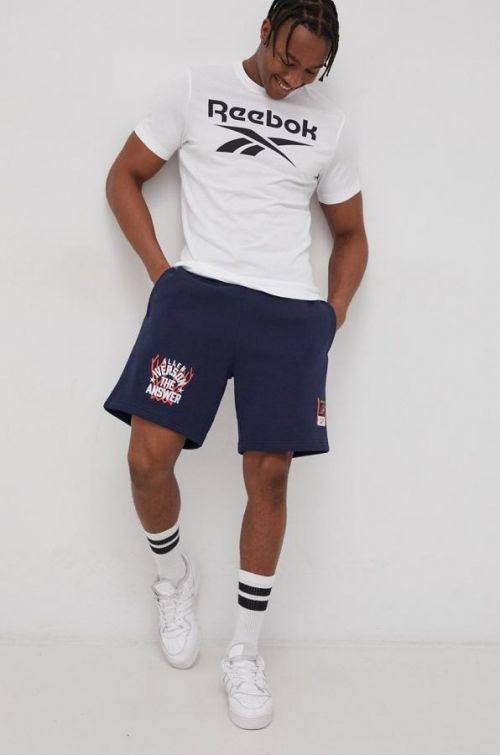 Šortky Reebok Classic pánske, tmavomodrá farba