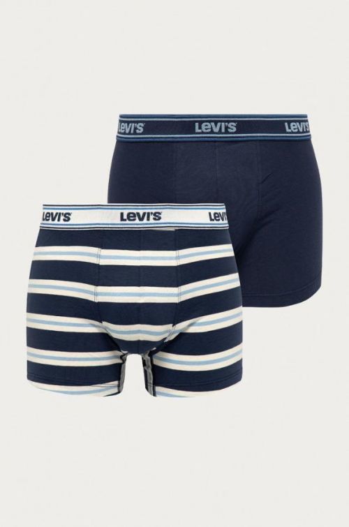 Boxerky Levi's pánske, tmavomodrá farba