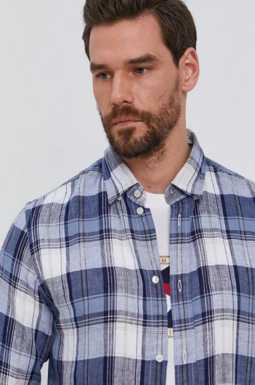 Košeľa Tommy Hilfiger pánska, regular, s golierom button-down