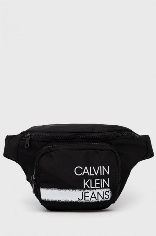 Ľadvinka Calvin Klein Jeans čierna farba