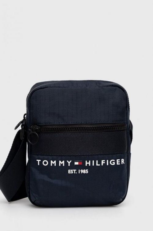 Malá taška Tommy Hilfiger tmavomodrá farba