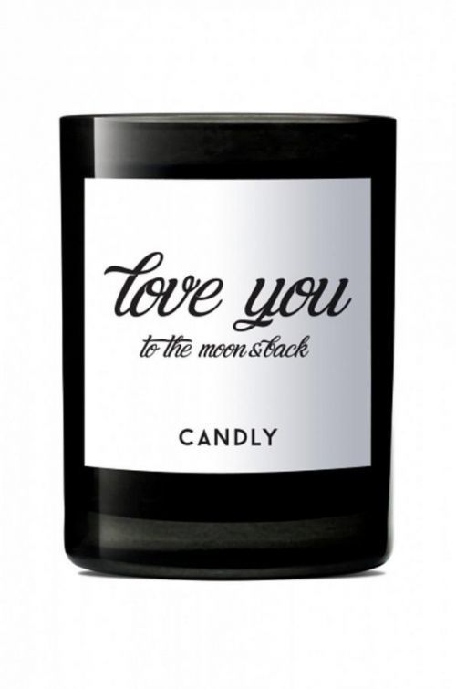 Candly - Voňavá sójová sviečka Love you to the moon and back