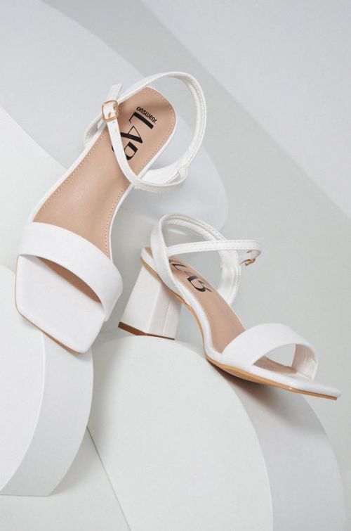 Sandále Answear Lab biela farba