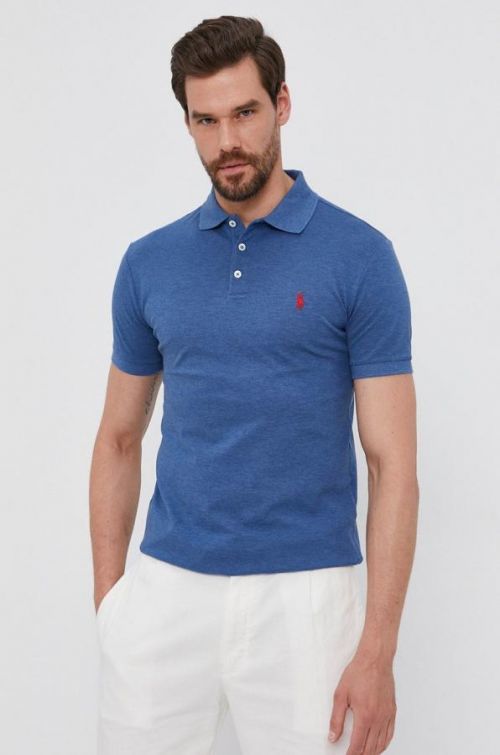 Polo tričko Polo Ralph Lauren pánske, jednofarebné