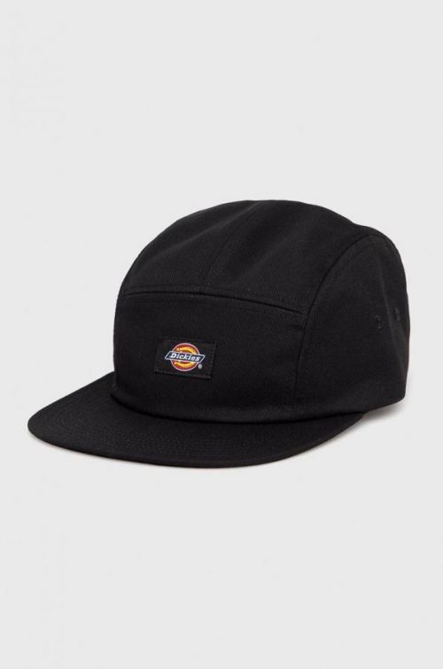 Čiapka Dickies čierna farba, jednofarebná