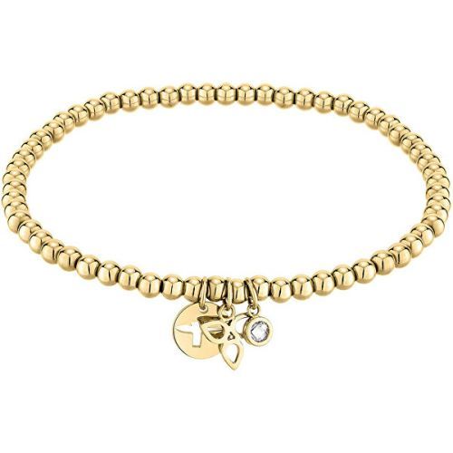Tamaris Módny pozlátený korálkový náramok s príveskami TJ-0011-B-17