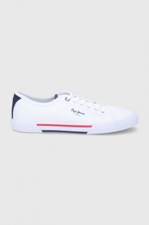 Tenisky Pepe Jeans Brady Men Basic pánske, biela farba
