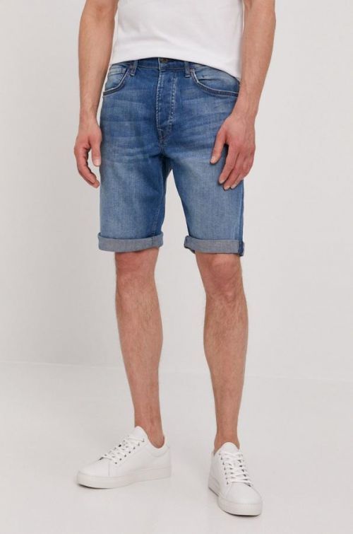Rifľové krátke nohavice Pepe Jeans pánske