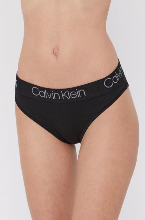 Nohavičky Calvin Klein Underwear čierna farba