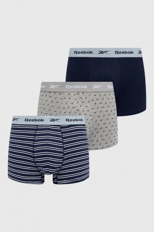Boxerky Reebok pánske, tmavomodrá farba