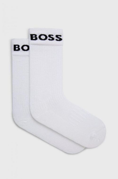Ponožky BOSS pánske, biela farba