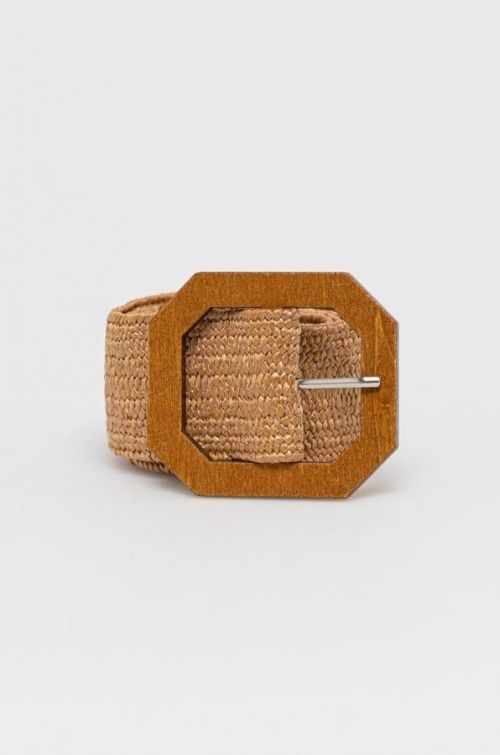 Opasok Answear Lab dámsky, hnedá farba