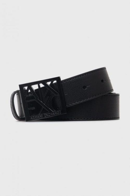 Opasok Armani Exchange dámsky, čierna farba