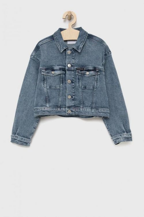 Detská rifľová bunda Calvin Klein Jeans