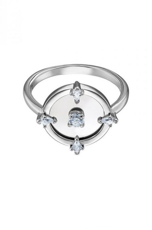 Prstienok Swarovski strieborná farba