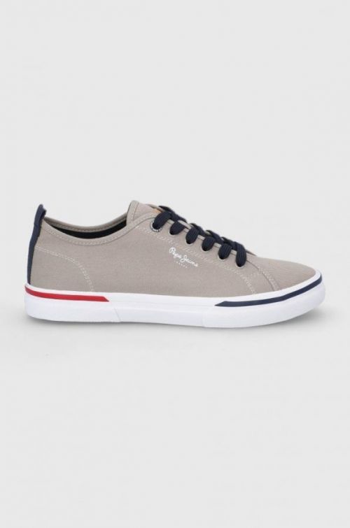 Tenisky Pepe Jeans Kenton Smart 22 pánske, hnedá farba
