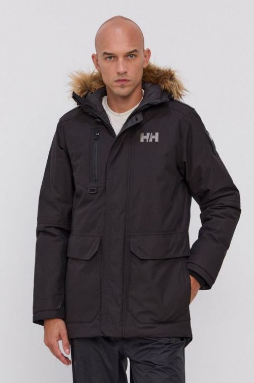 Bunda Helly Hansen pánska, čierna farba, zimná