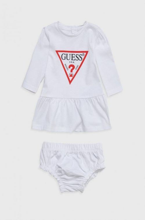 Sada pre bábätká Guess biela farba