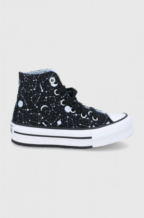 Detské tenisky Converse čierna farba