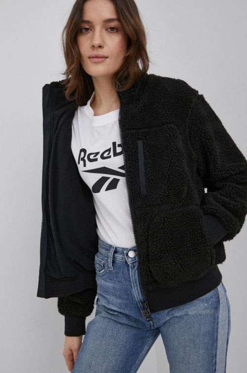 Bunda Superdry dámska, čierna farba, prechodná,