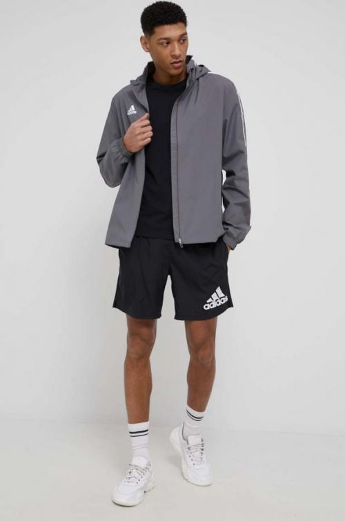Bežecké šortky adidas Performance pánske, čierna farba,