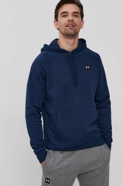 Mikina Under Armour pánska, tmavomodrá farba, jednofarebná