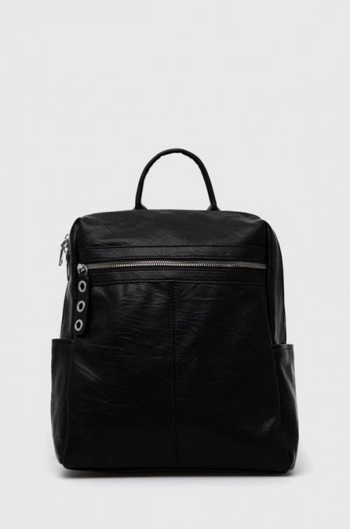 Ruksak Answear Lab dámsky, čierna farba, malý, jednofarebný