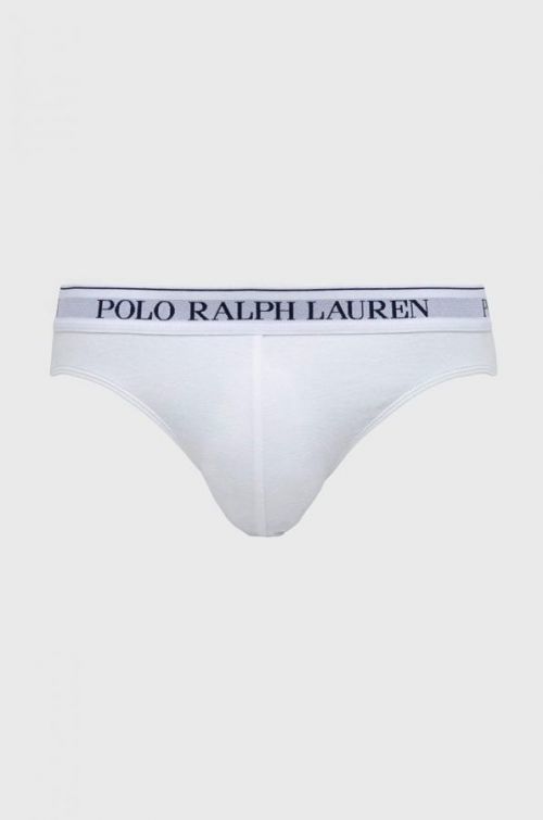 Slipy Polo Ralph Lauren pánske, biela farba