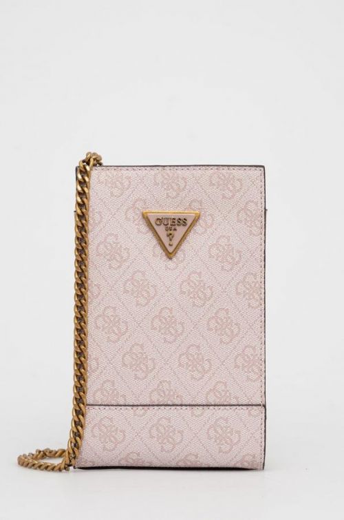 Obal na mobil Guess ružová farba