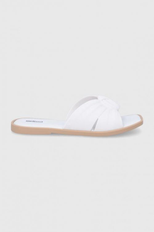 Šľapky Melissa dámske, biela farba,