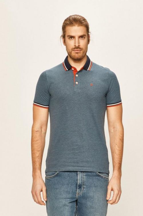 Polo tričko Jack & Jones jednofarebné